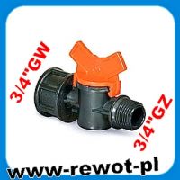 ZAWR KULOWY 3/4"GW x 3/4"GZ